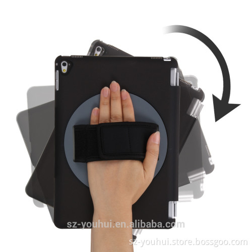 New style 360 rotating case cover leather for iPad pro 9.7